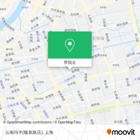 云南玛卡(板泉路店)地图