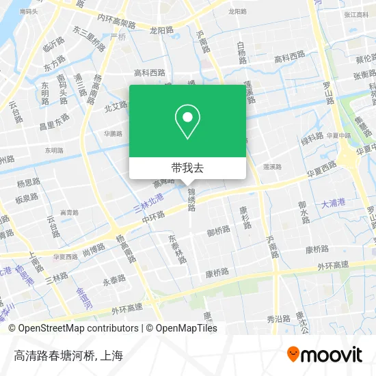 高清路春塘河桥地图