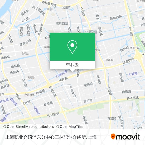 上海职业介绍浦东分中心三林职业介绍所地图