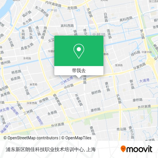浦东新区朗佳科技职业技术培训中心地图