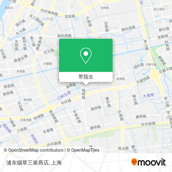 浦东烟草三泉商店地图