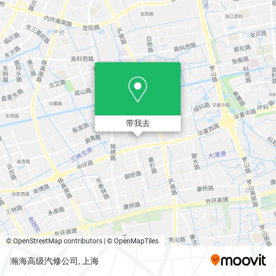 瀚海高级汽修公司地图