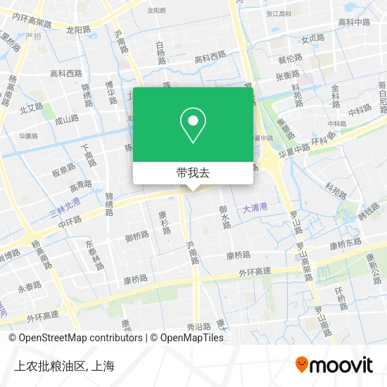 上农批粮油区地图
