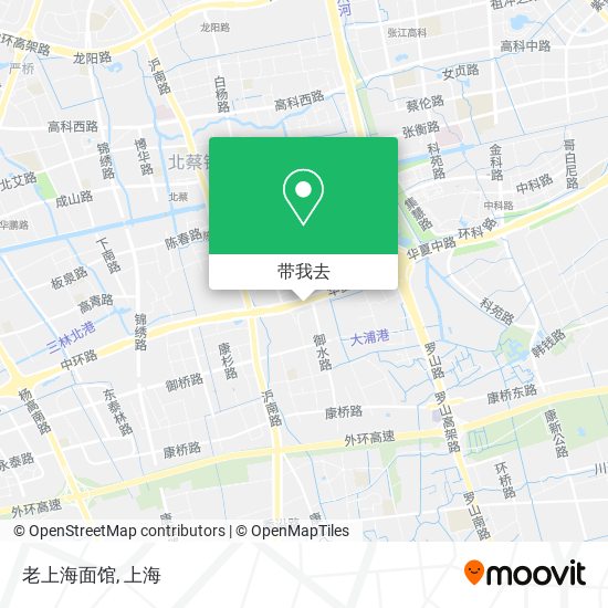 老上海面馆地图