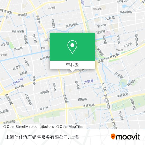 上海信佳汽车销售服务有限公司地图