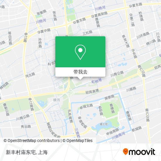新丰村庙东宅地图