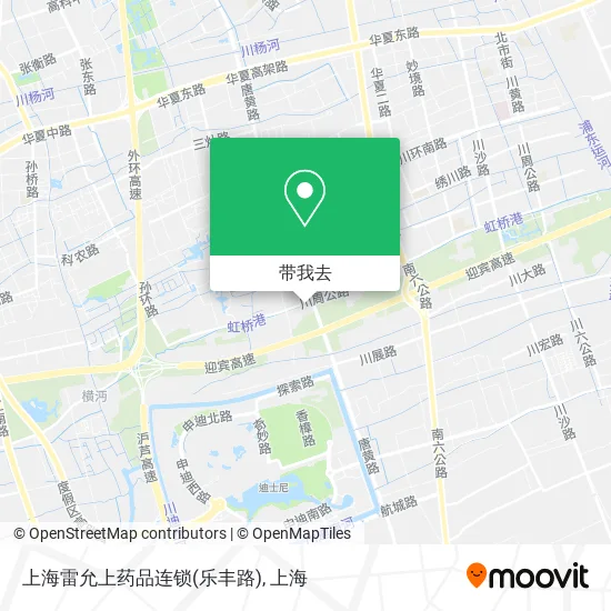 上海雷允上药品连锁(乐丰路)地图