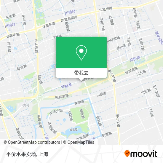 平价水果卖场地图
