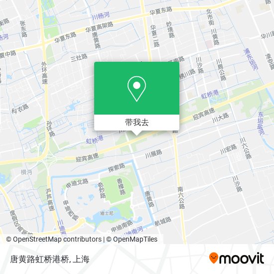 唐黄路虹桥港桥地图