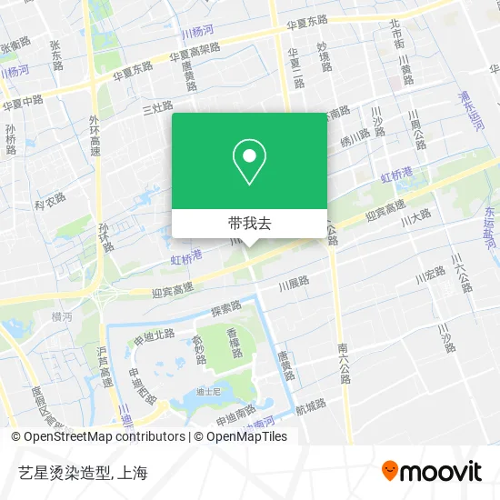 艺星烫染造型地图