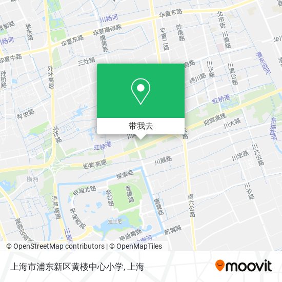 上海市浦东新区黄楼中心小学地图
