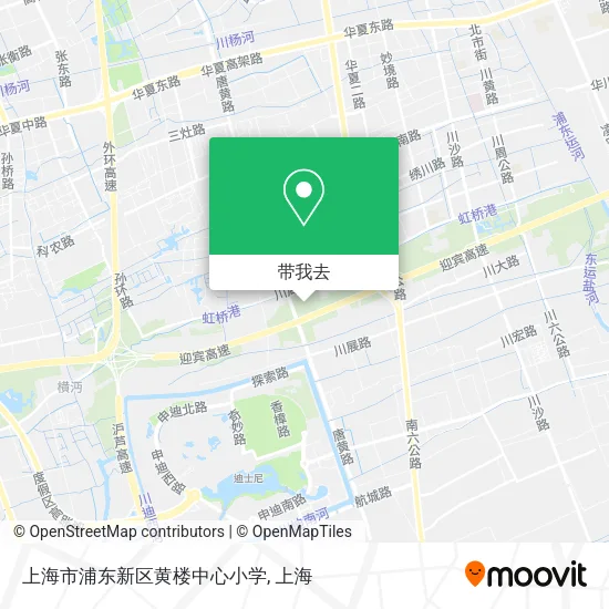 上海市浦东新区黄楼中心小学地图