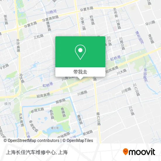 上海长佳汽车维修中心地图