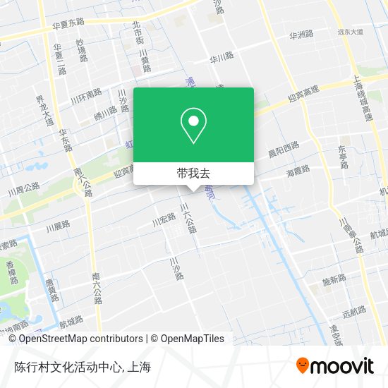 陈行村文化活动中心地图