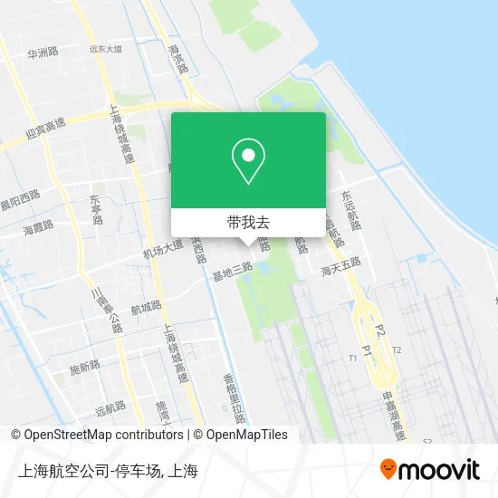上海航空公司-停车场地图