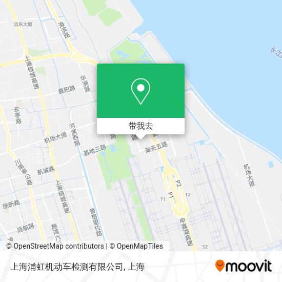 上海浦虹机动车检测有限公司地图