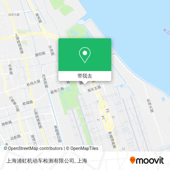 上海浦虹机动车检测有限公司地图