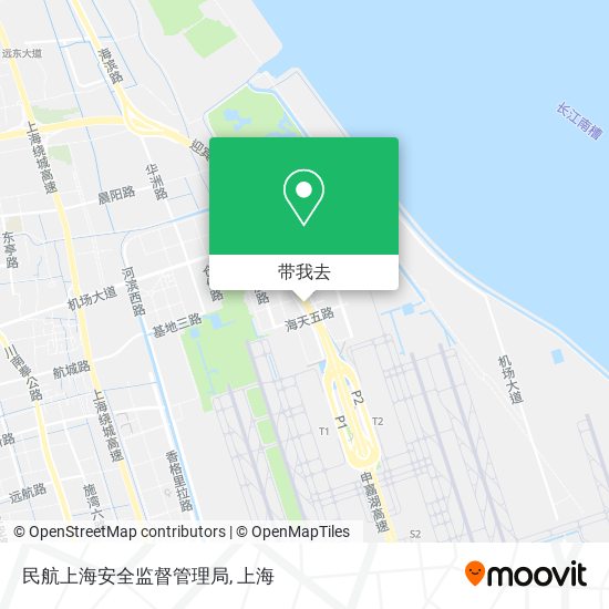 民航上海安全监督管理局地图
