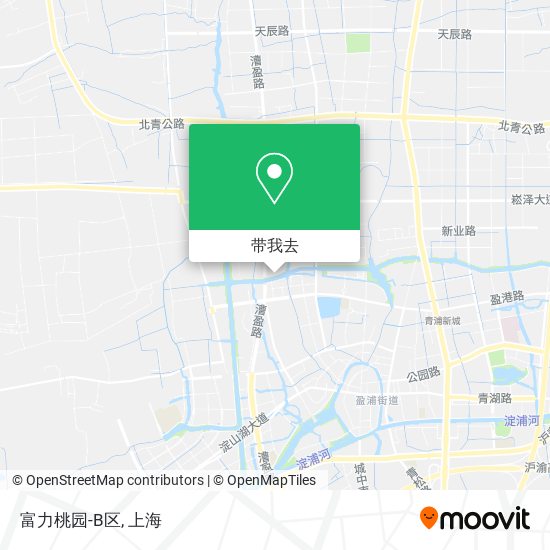 富力桃园-B区地图