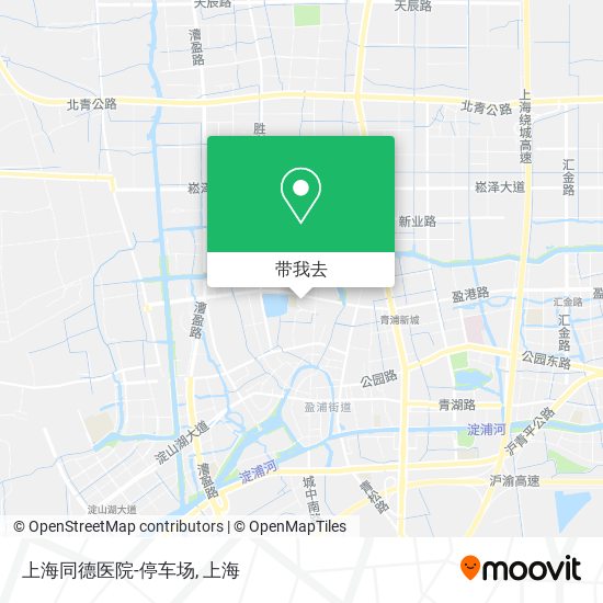 上海同德医院-停车场地图