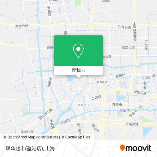 联华超市(盈港店)地图