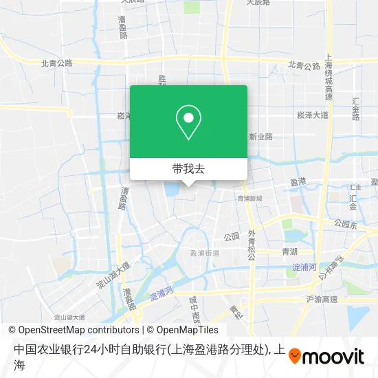 中国农业银行24小时自助银行(上海盈港路分理处)地图