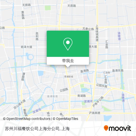 苏州川福餐饮公司上海分公司地图