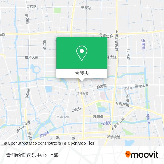青浦钓鱼娱乐中心地图