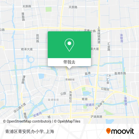 青浦区青安民办小学地图