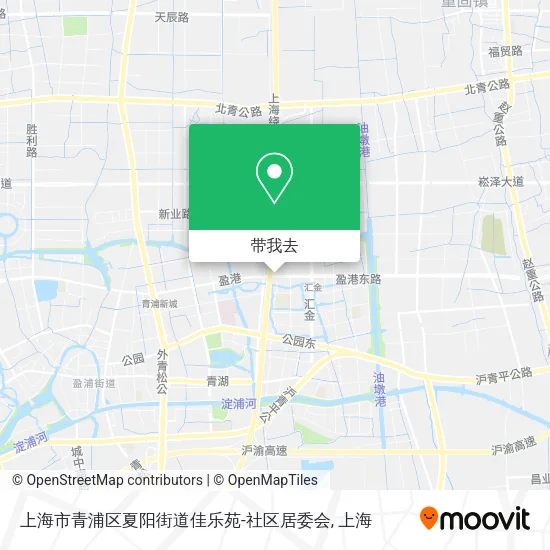 上海市青浦区夏阳街道佳乐苑-社区居委会地图