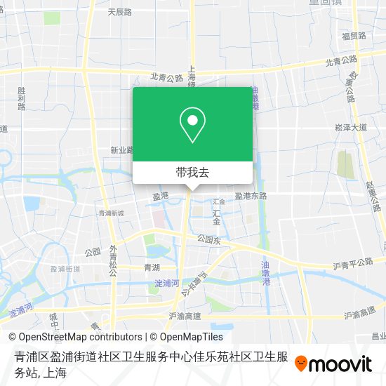青浦区盈浦街道社区卫生服务中心佳乐苑社区卫生服务站地图