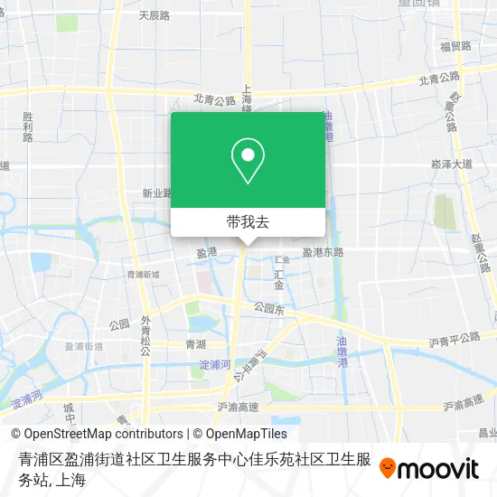青浦区盈浦街道社区卫生服务中心佳乐苑社区卫生服务站地图