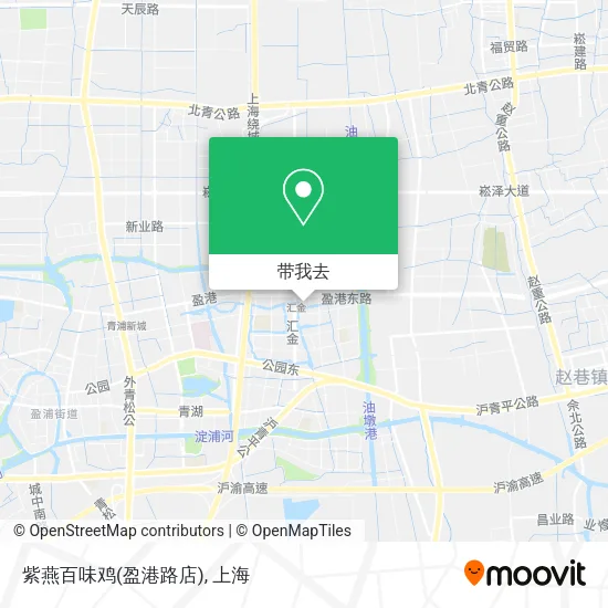 紫燕百味鸡(盈港路店)地图