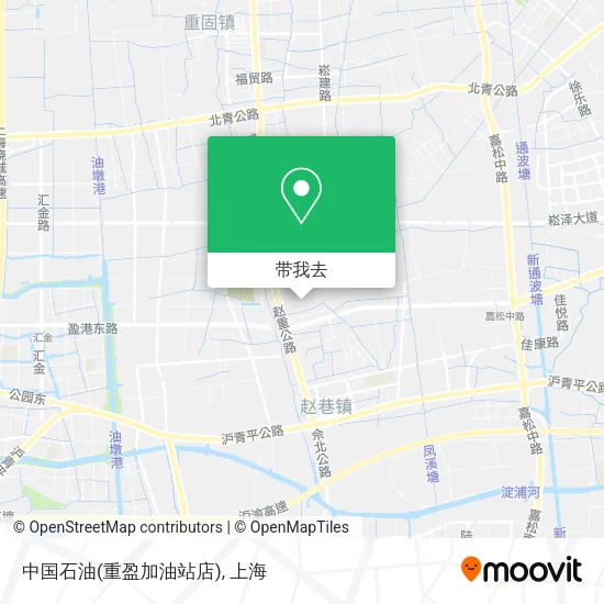 中国石油(重盈加油站店)地图