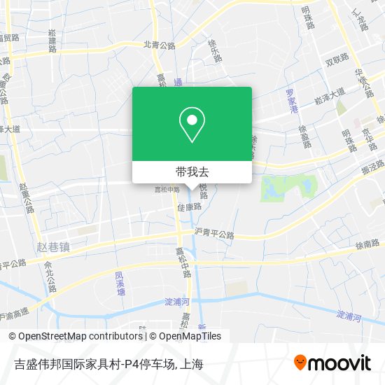 吉盛伟邦国际家具村-P4停车场地图