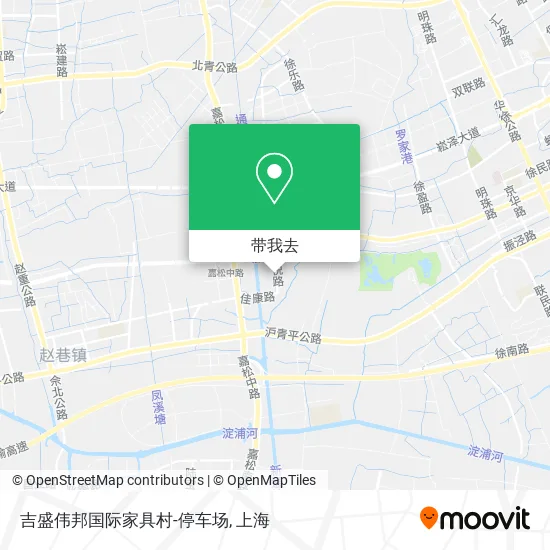 吉盛伟邦国际家具村-停车场地图