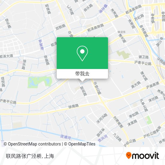 联民路张广泾桥地图