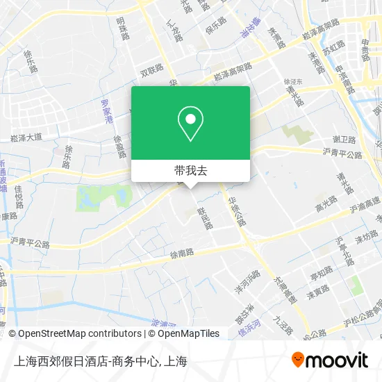 上海西郊假日酒店-商务中心地图