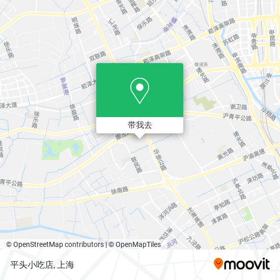 平头小吃店地图