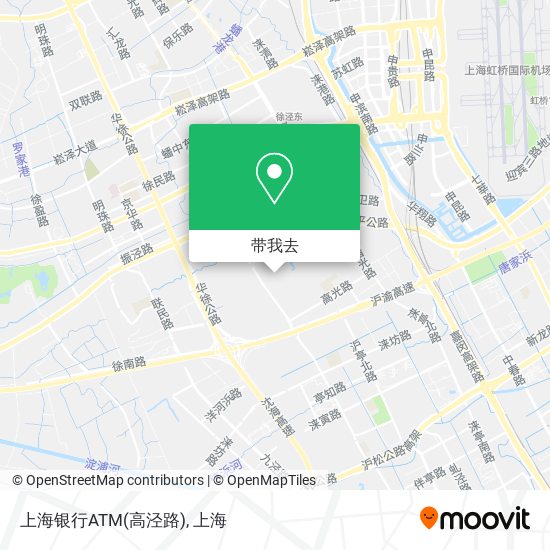 上海银行ATM(高泾路)地图