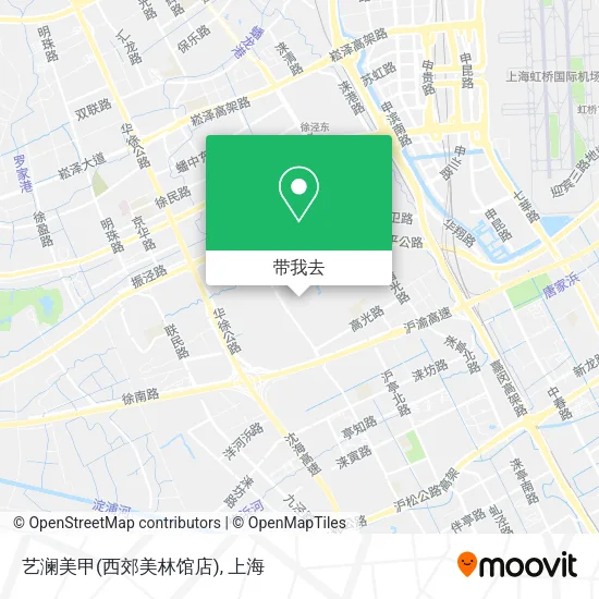 艺澜美甲(西郊美林馆店)地图