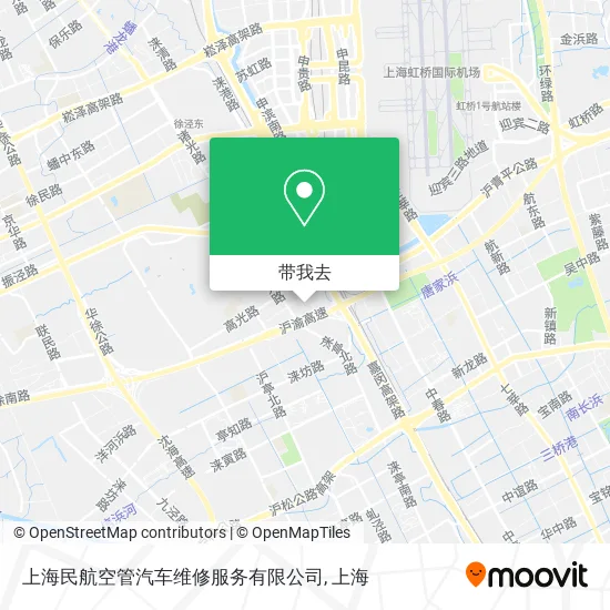 上海民航空管汽车维修服务有限公司地图