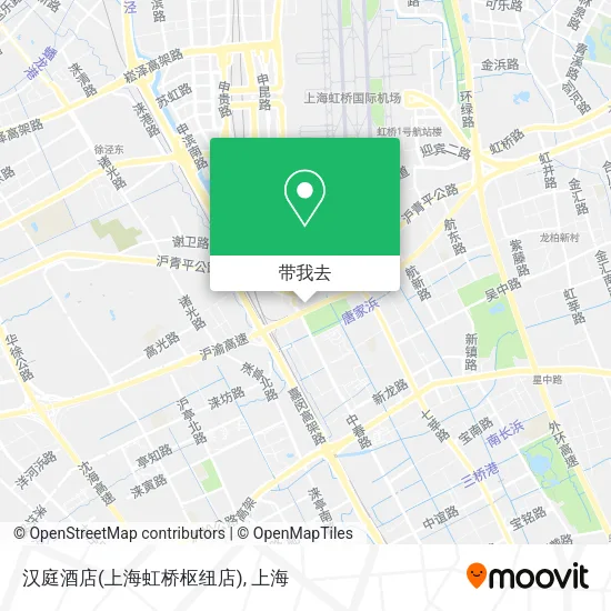 汉庭酒店(上海虹桥枢纽店)地图