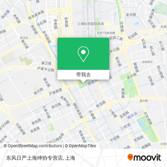 东风日产上海绅协专营店地图