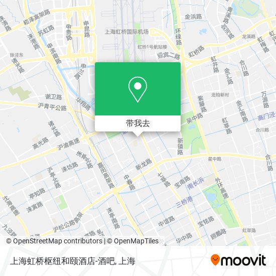 上海虹桥枢纽和颐酒店-酒吧地图