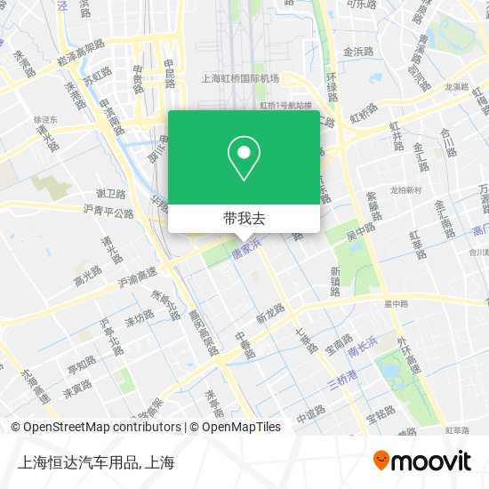 上海恒达汽车用品地图
