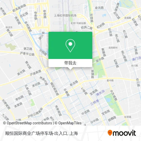 顺恒国际商业广场停车场-出入口地图