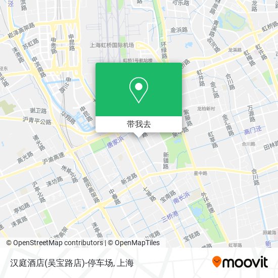 汉庭酒店(吴宝路店)-停车场地图