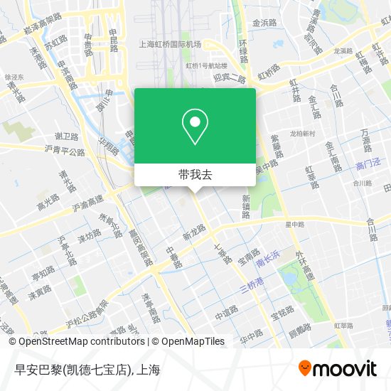 早安巴黎(凯德七宝店)地图
