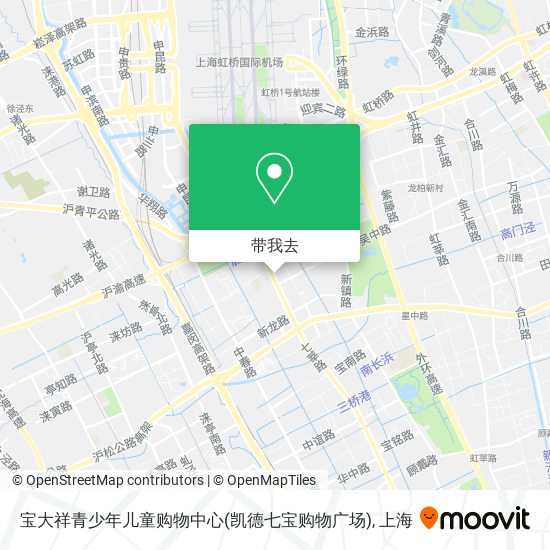 宝大祥青少年儿童购物中心(凯德七宝购物广场)地图